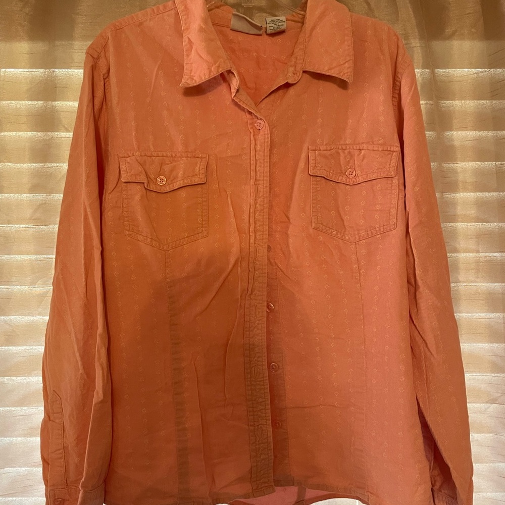 Pink Corduroy Top